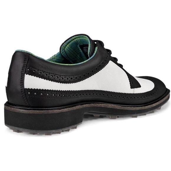 ECCO Classic Hybrid - Wing Tip Golf Shoes Black/White - 11-11.5 Euro 45 NWB main image 4